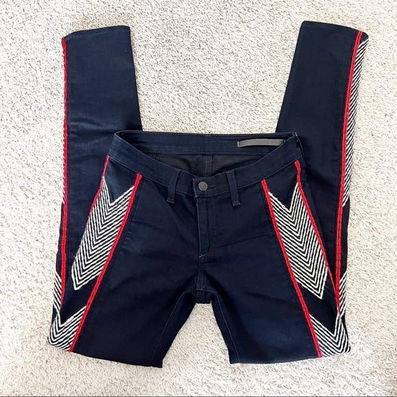 Rag & Bone Embroidered Raja Denim Jeans Size 26 - Picture 3 of 10